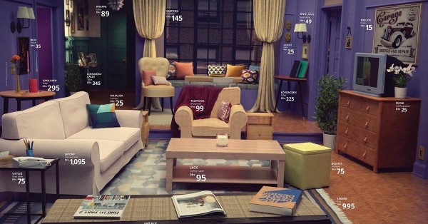 TV Shows brought to life by IKEA's Real Life series