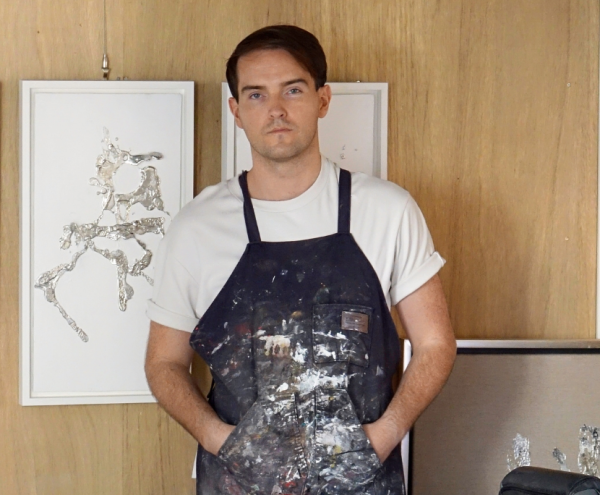 Self-taught artist Damian Boylan creates energy and motion
