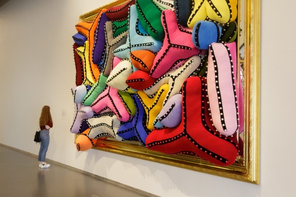 Joana Vasconcelos creates vibrant world with giant installations through traditional crafts