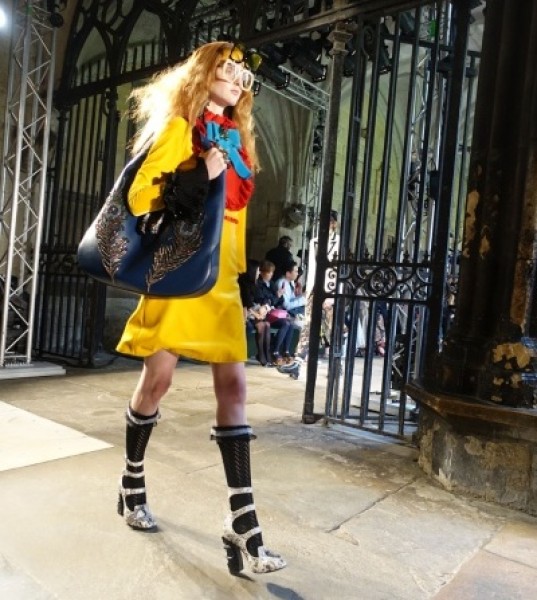 Tina Leung Heads to Westminster Abbey for Gucci Cruise 2017
