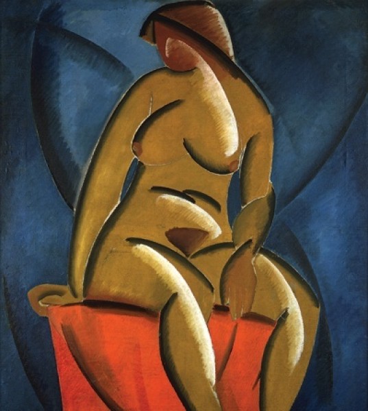 Russian Painter Kazimir Malevich Questions the Legitimacy of Modern Painting