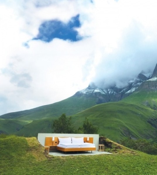 A Mountain-Top Hotel Room With No Walls