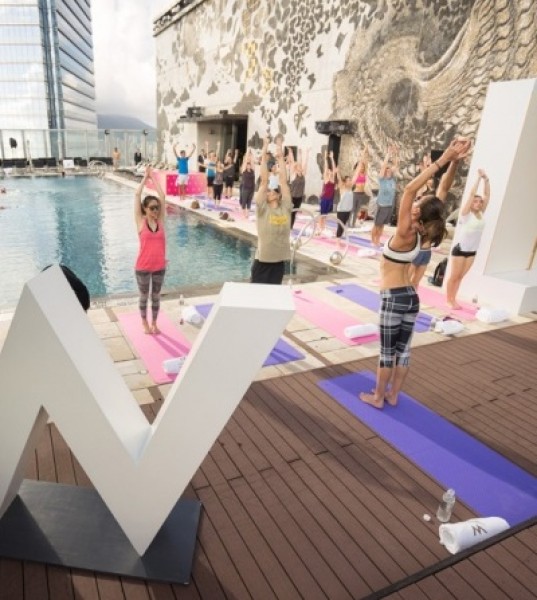W Hong Kong Collaborates with Calvin Klein on Fitness Series