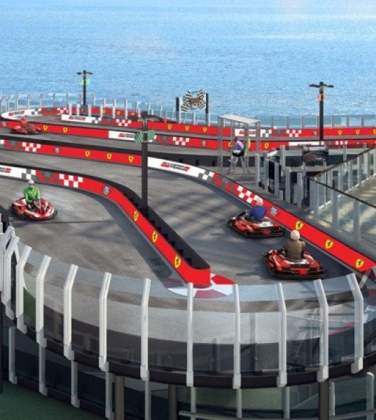 Cruise Around on a Ferrari Go-Kart