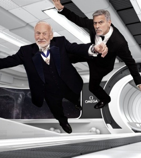 George Clooney and Buzz Aldrin Celebrate 60 Years of the Omega Speedmaster