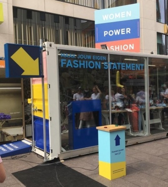 Pop-up Sweatshop Demands Transparency from Fashion Industry