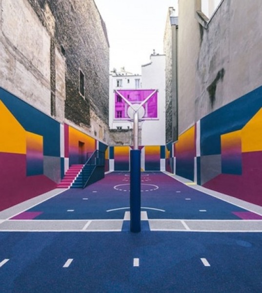 Paris' Newest Attraction: A Pigalle Basketball Court