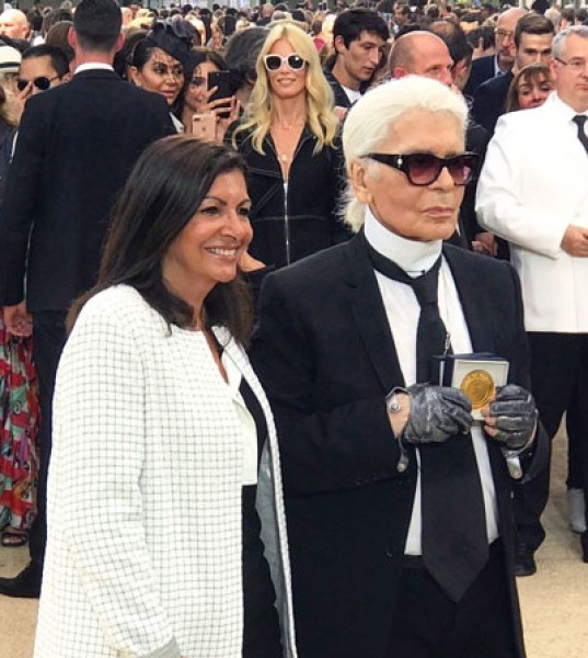 Karl Lagerfeld Awarded France's Highest Honour