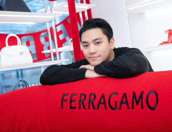 Ferragamo joins Art March with artist Oscar Wang