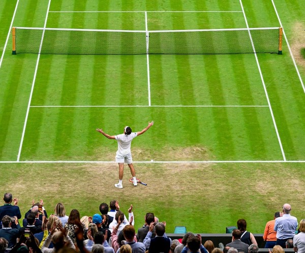 Wimbledon tennis legends and the brands that sponsor them