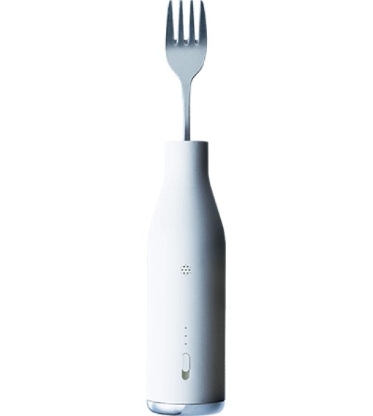 A noise-cancelling ramen fork now exists