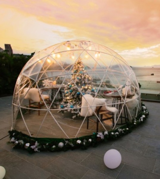 Hong Kong gets its first igloo invasion