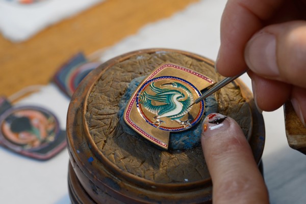 Artistic work fused into luxury watches