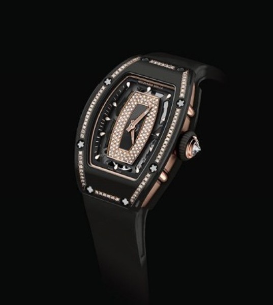 Richard Mille marries diamond and black ceramic in new ladies' timepiece
