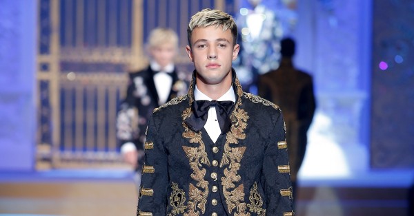 The millennial runway: Cameron Dallas for Dolce & Gabbana