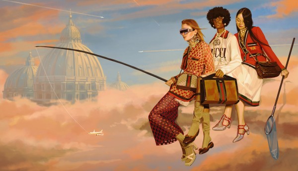 A Gucci Art Wall is now on display in Hong Kong