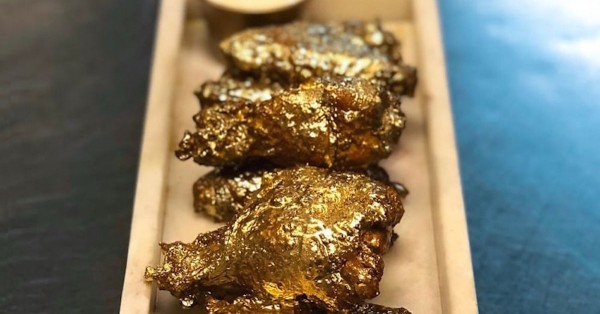 You can now order 24 Karat gold chicken wings