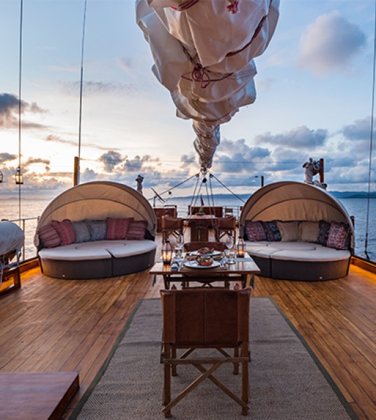 A luxury yacht for off-grid adventures