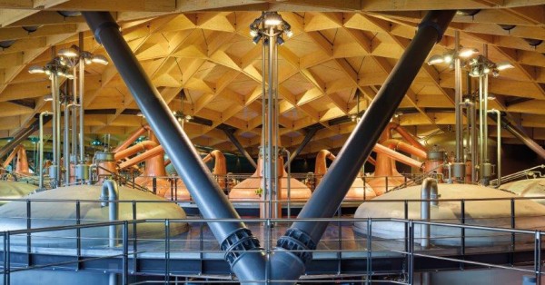 What does a £140 million distillery look like? The future.