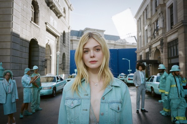 Elle Fanning shows off the new Tiffany Paper Flowers