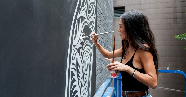 10 questions with' mural artist Alana Tsui