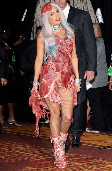 Lady Gaga's iconic meat (now jerky) dress lives on