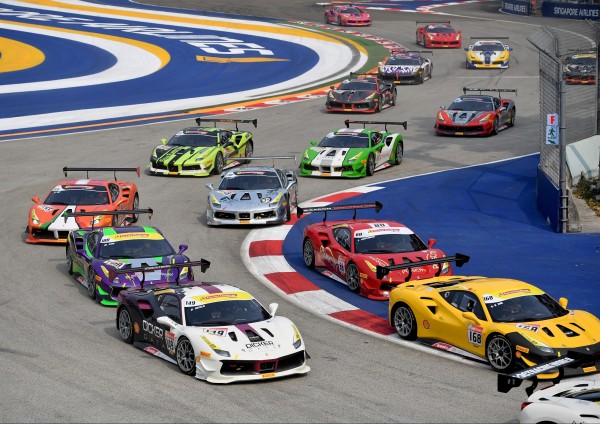 The Ferrari Challenge season's final leg at the Singapore Grand Prix