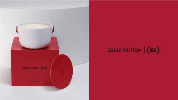 Louis Vuitton and (RED) craft a perfumed candle that supports the fight against HIV/AIDS