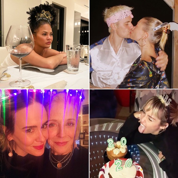How celebrities celebrated New Year’s Eve before 2020 kicked in
