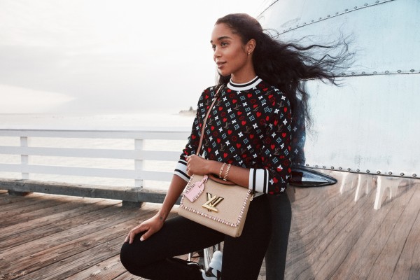 Laura Harrier does the 'Twist' for Louis Vuitton Spring 2021