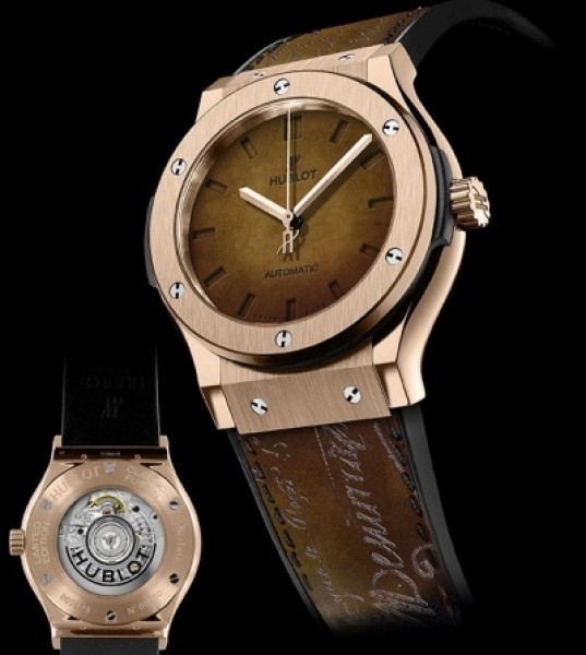 Hublot Brings Berluti Leather to Limited Edition Timepieces at Baselworld 2016