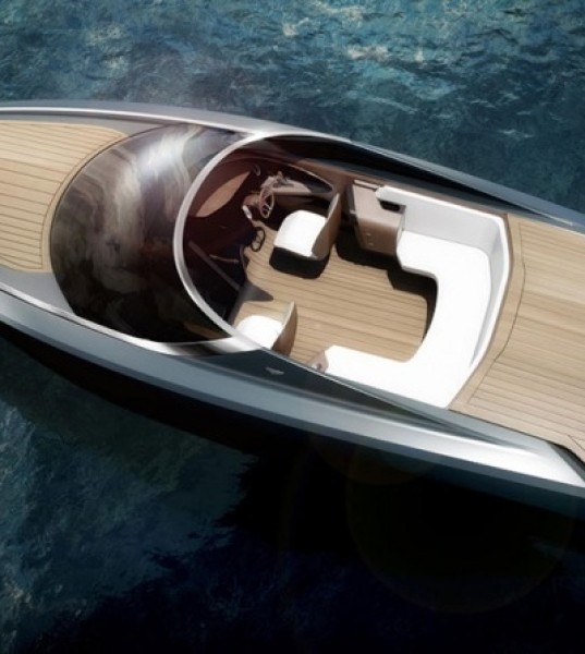 Aston Martin Reveals Powerboat at Milan Design Week