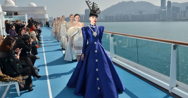 Jessica Minh Ahn takes haute couture onto Hong Kong waters
