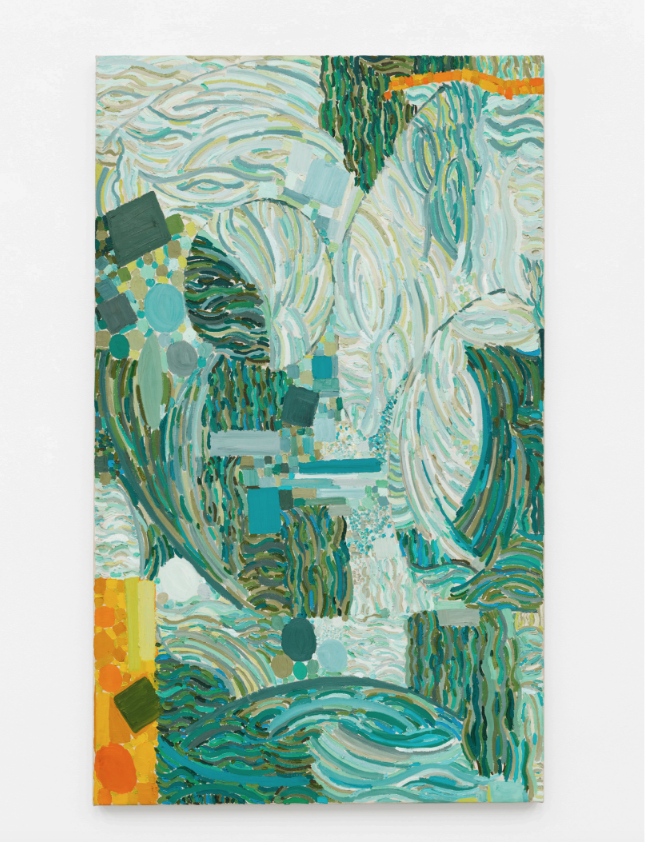 Foam, 1971, oil on canvas.