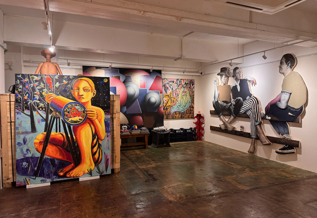 Matt Chung’s work/ display/storage space in Wong Chuk Hang showcases his diverse interests as a collector.