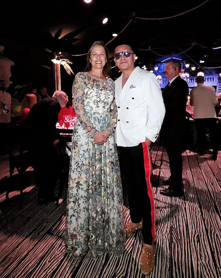 Catherine Rénier and Gordon Lam.