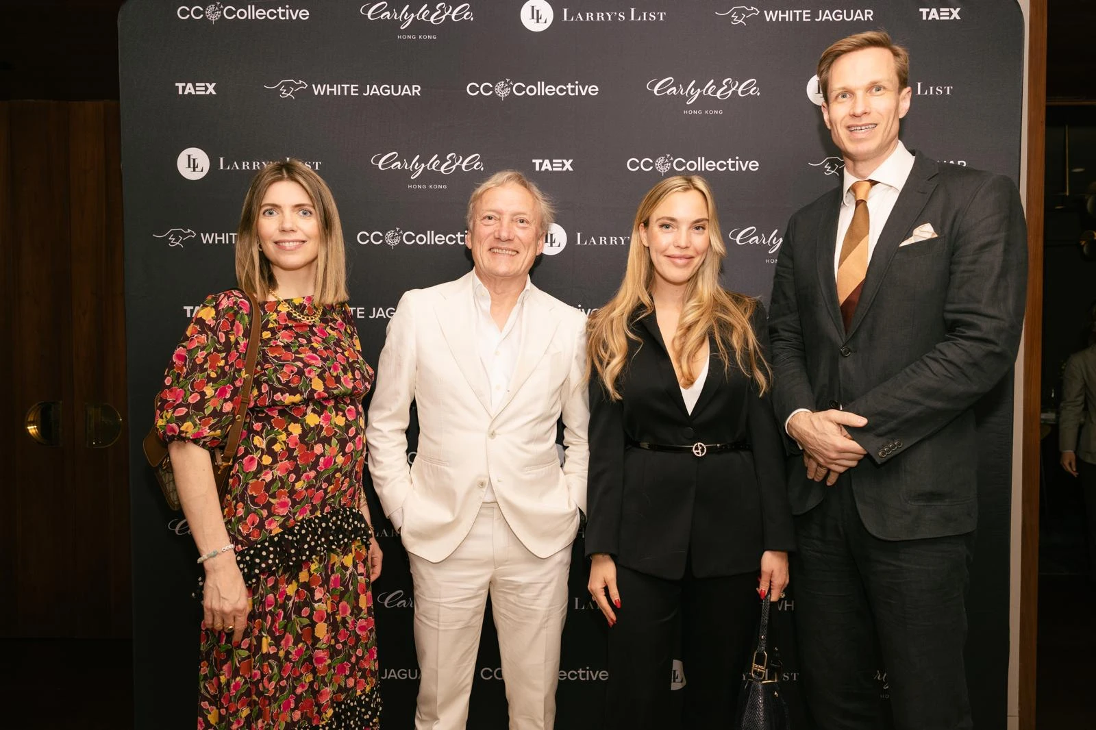 From left: Sonia Gunning, V. Willem van Gogh, Larissa Laudenberger @LarissaLaudenberger from White Jaguar, and Christoph Noe from Larry's List