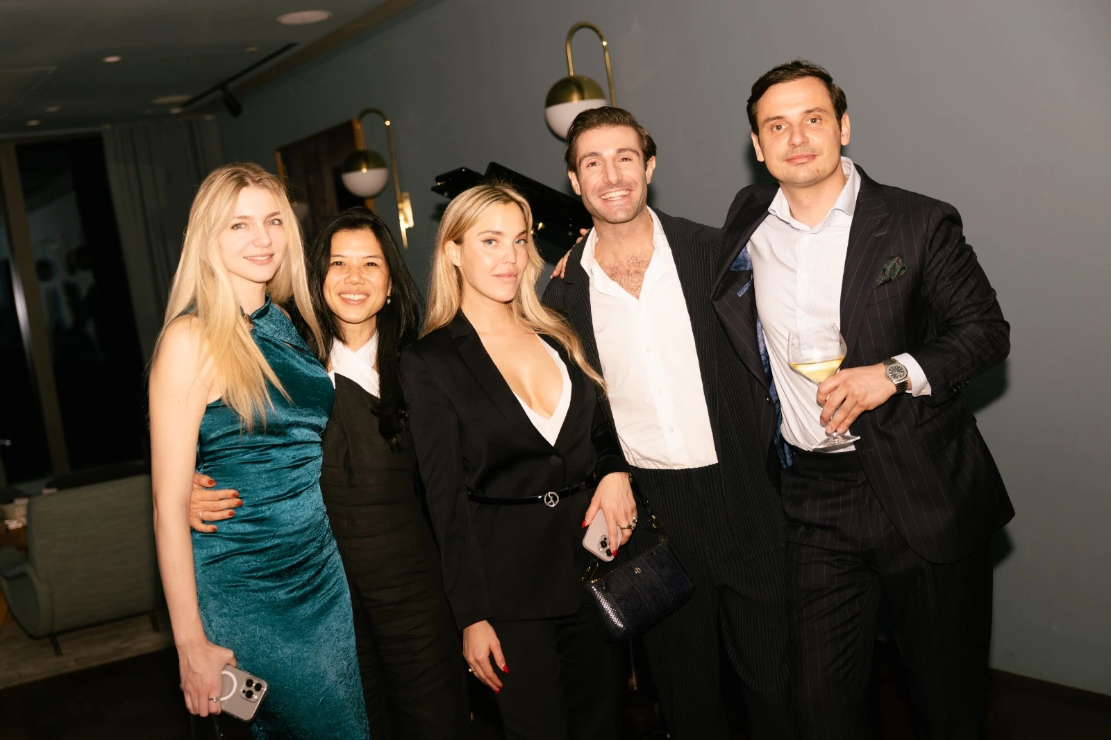 From left: Stefanie de Regel (TAEX), guest, Larissa Laudenberger, Francesco Marchiaro (TAEX ), and Maximilian Unmüßig (Unmüssig Real estate group)