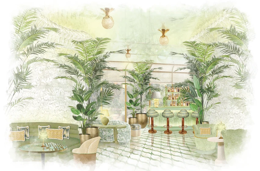 Deep Water Pavilia sketches.