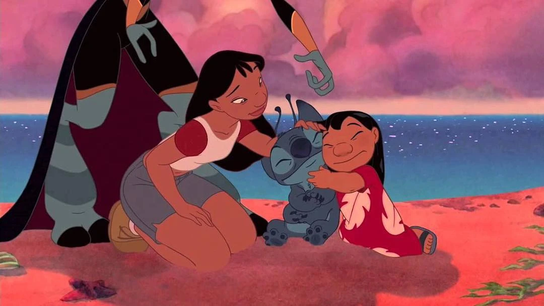 A shot from the original animation. Photo: Instagram @liloandstitch