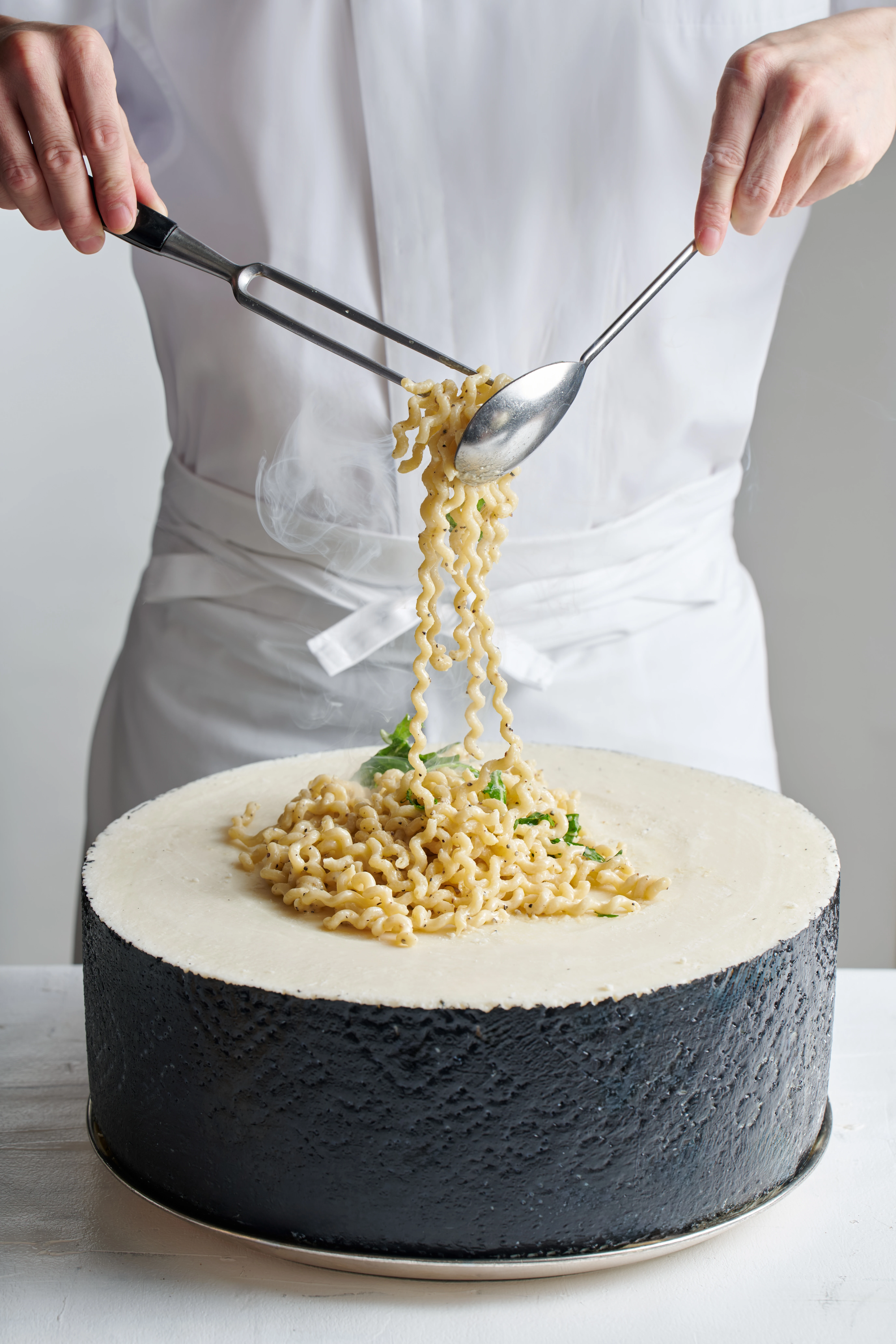Fusilli Lunghi Bucati with Creamy Pecorino and Black Pepper Sauce