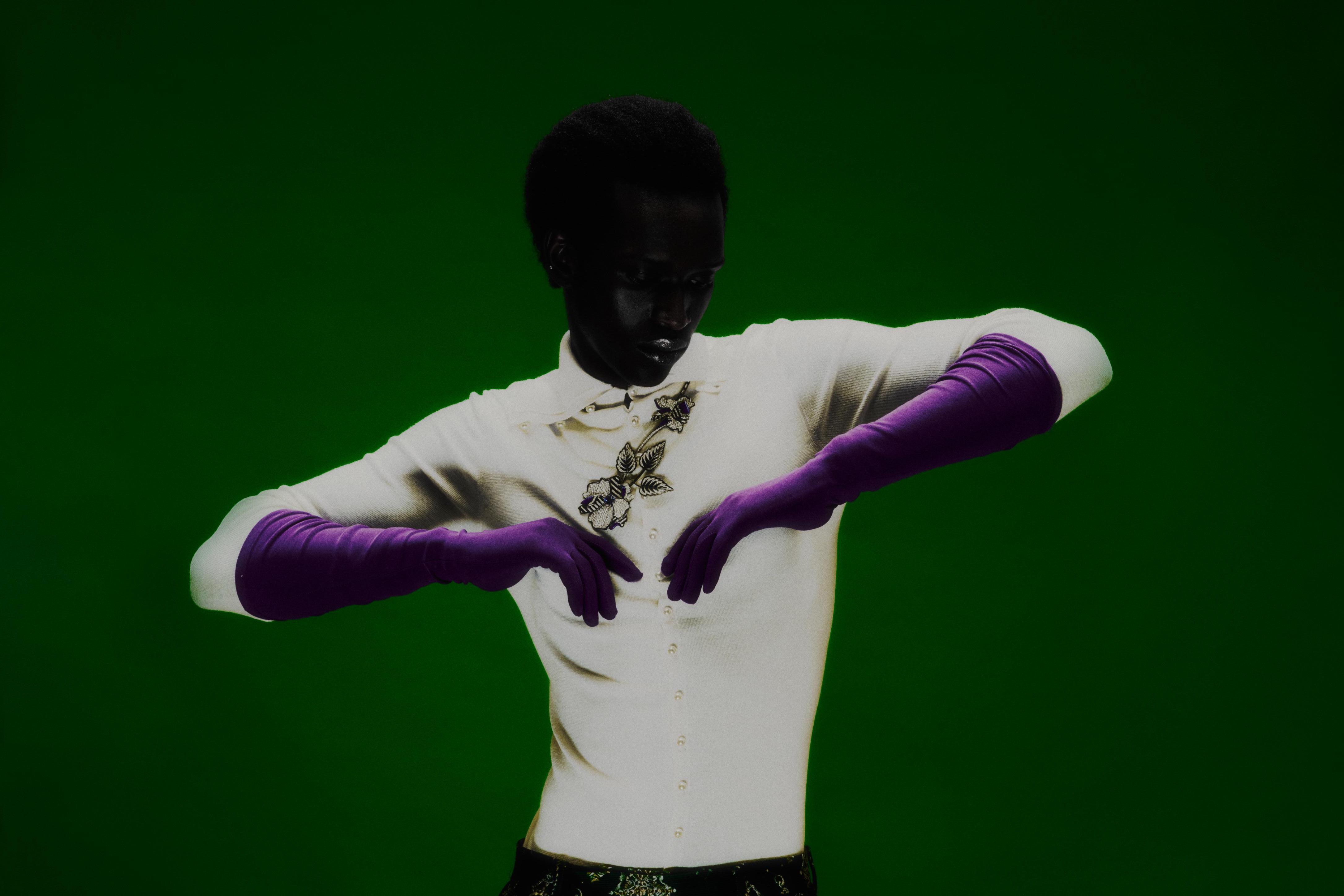 Fashion shoot: Colouring in