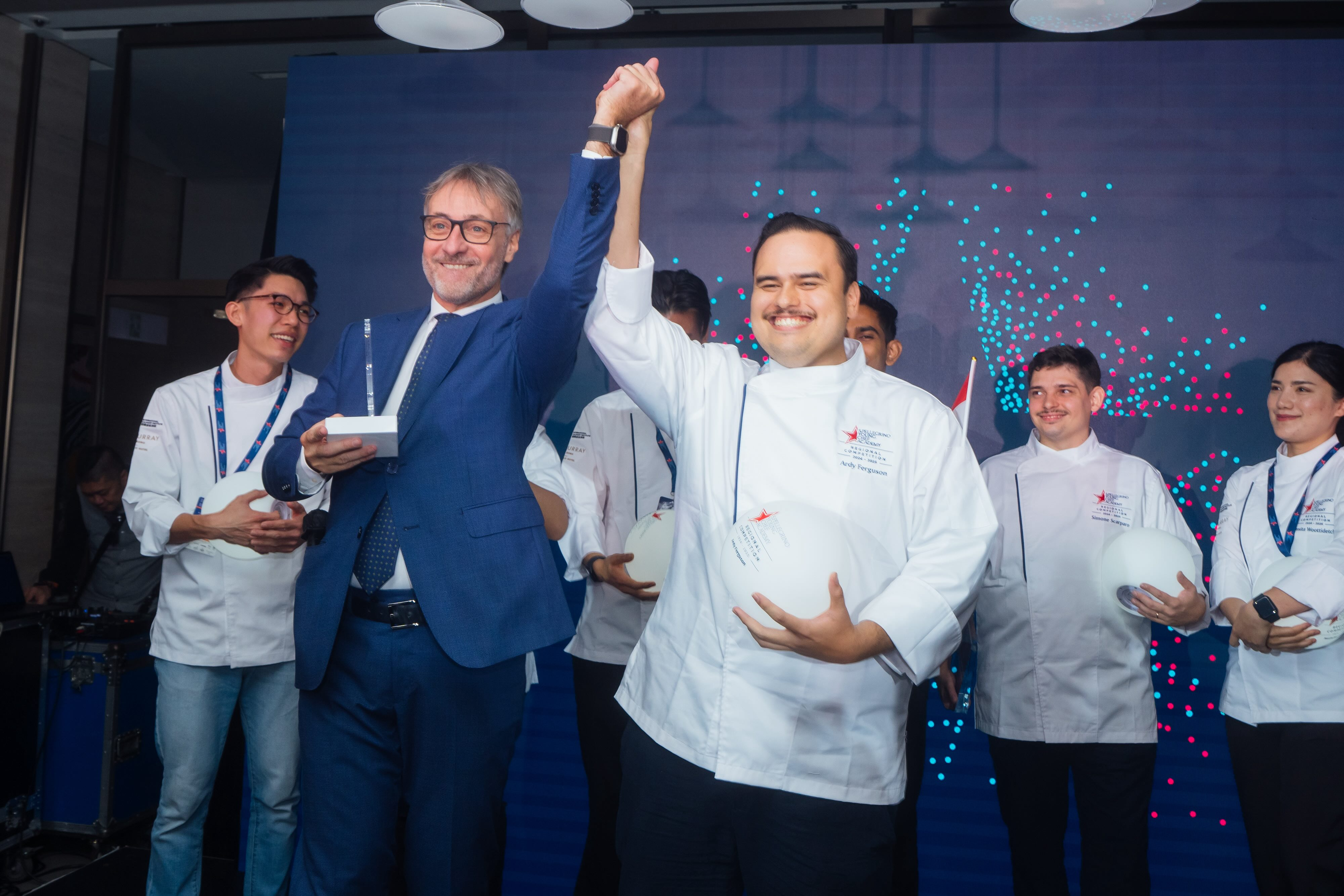 Ardy Ferguson crowned Winner of the S.Pellegrino Young Chef Academy Competition