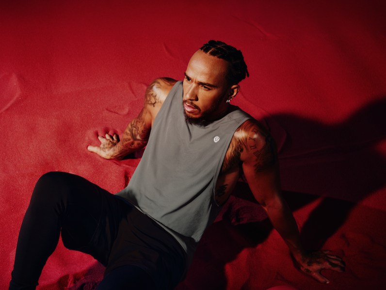 Lewis Hamilton is Lululemon's latest ambassador