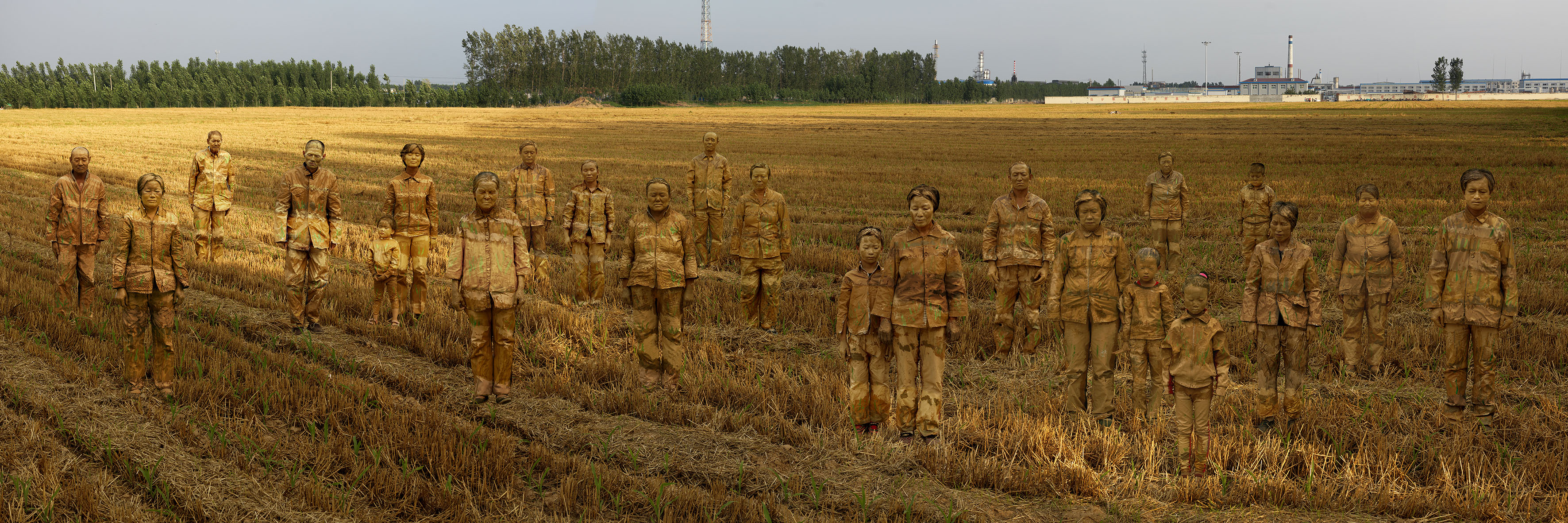 Artist Liu Bolin on blending into his camouflage photo-performances
