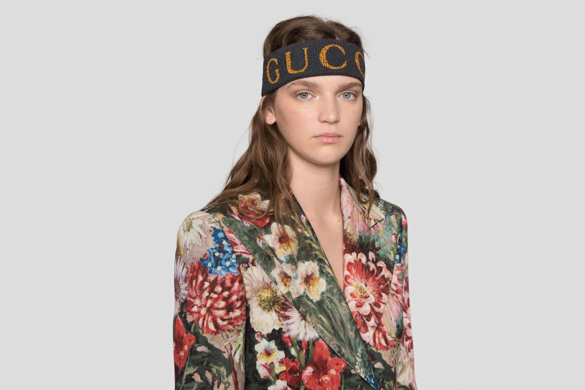Gucci Sweatband - Elastic White