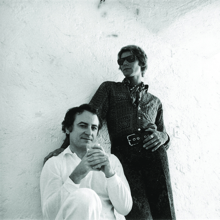Pierre Bergé with Yves Saint Laurent