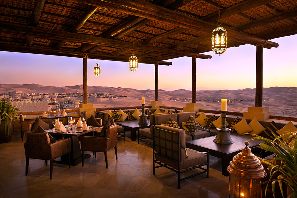 A stunning view of the desert