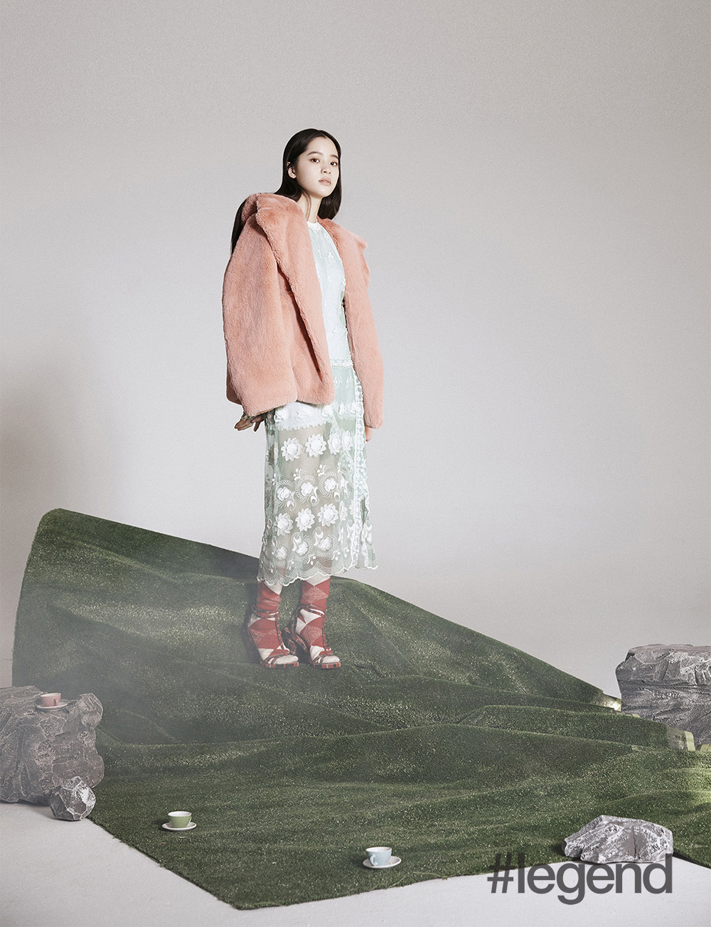 Nana Ou-yang in Burberry