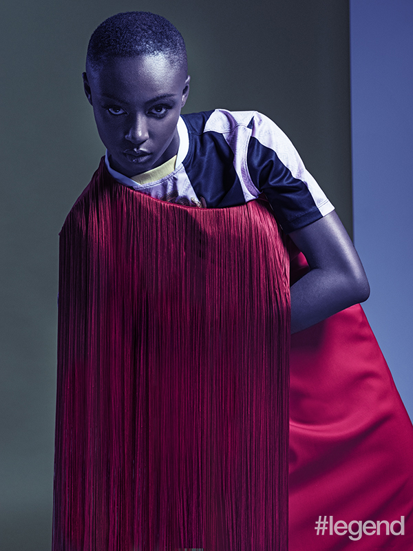 Top_Versace; Dress_MM6 Maison Margiela